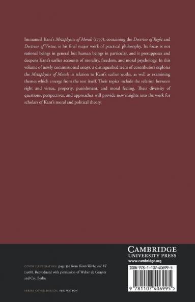 Kant's Metaphysics of Morals