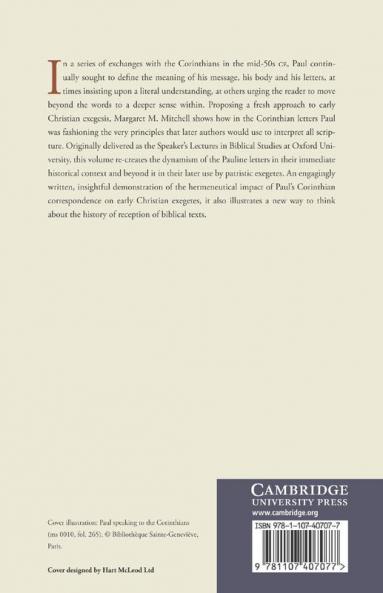 Paul the Corinthians and the Birth of Christian Hermeneutics