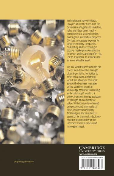 Intellectual Property for Managers and Investors