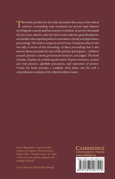 Legal Ethics in Child Custody and Dependency Proceedings