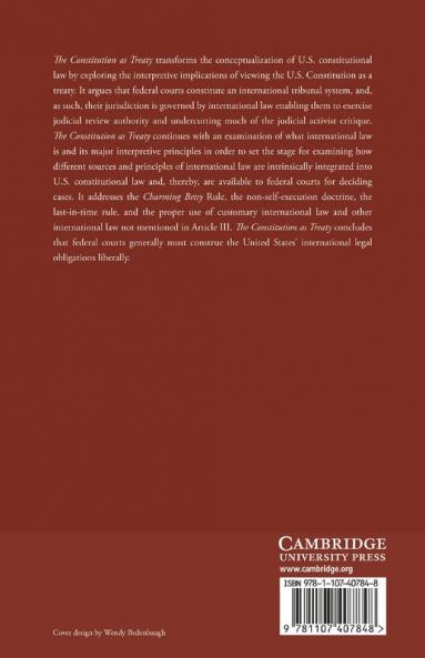 The Constitution as Treaty