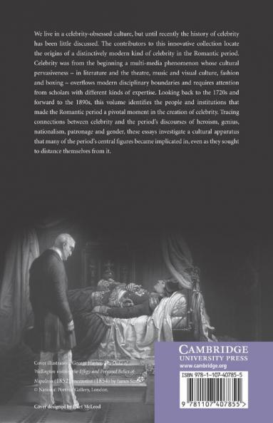 Romanticism and Celebrity Culture 1750 1850
