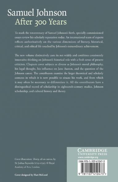 Samuel Johnson After 300 Years