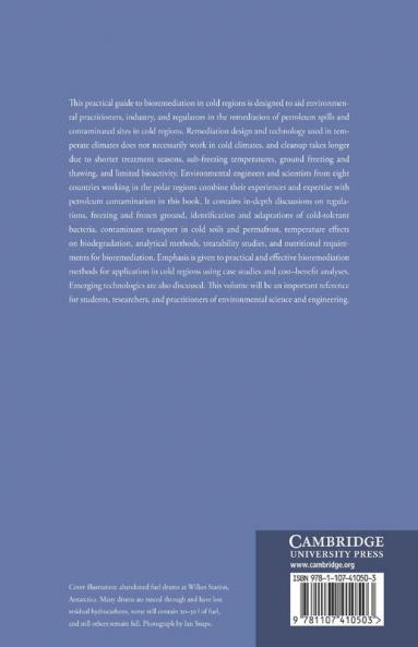 Bioremediation of Petroleum Hydrocarbons in Cold Regions