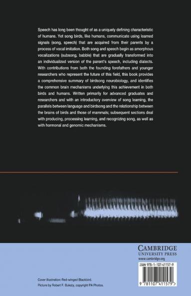 Neuroscience of Birdsong