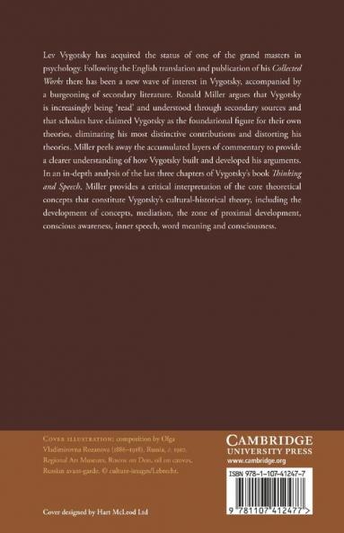 Vygotsky in Perspective. Ronald Miller