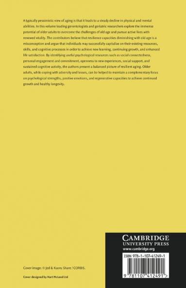 New Frontiers in Resilient Aging