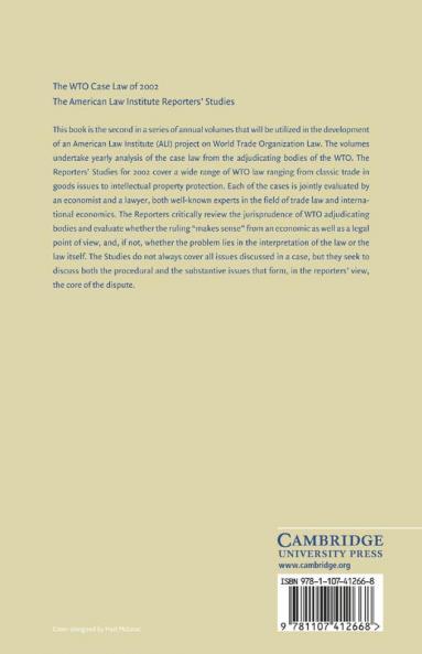 The Wto Case Law of 2002