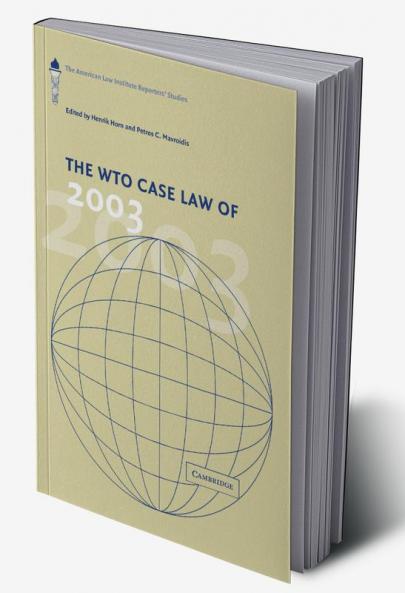 The Wto Case Law of 2003