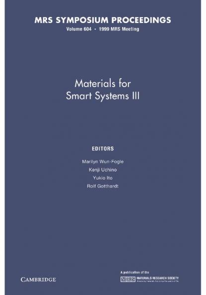 Materials for Smart Systems III