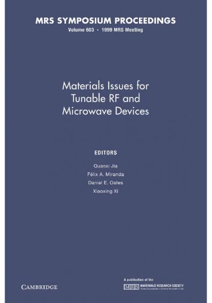 Materials Issues for Tunable RF and Microwave Devices