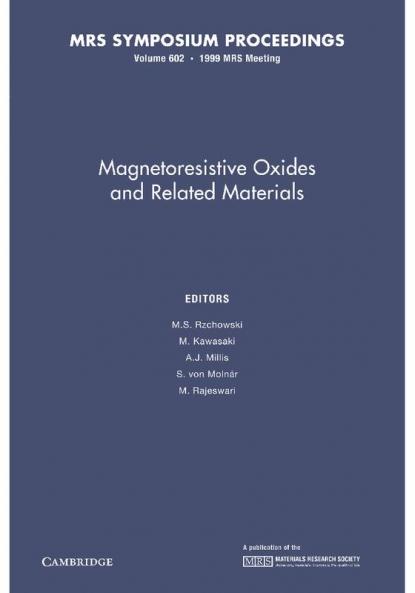 Magnetoresistive Oxides and Related Materials
