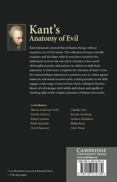 Kant's Anatomy of Evil