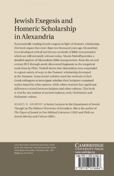 Jewish Exegesis and Homeric Scholarship in Alexandria
