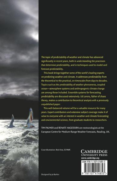 Predictability of Weather and Climate