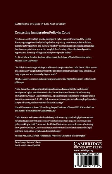 Contesting Immigration Policy in Court