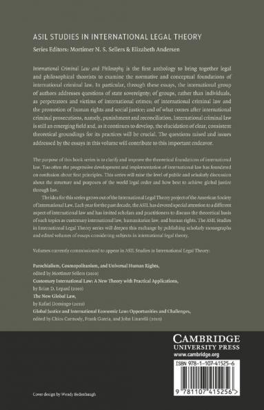 International Criminal Law and Philosophy
