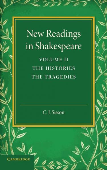 New Readings in Shakespeare