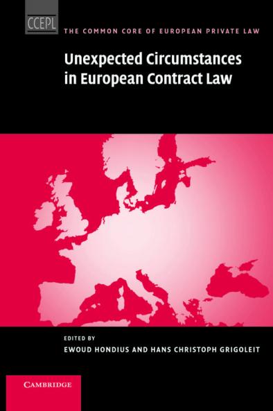 Unexpected Circumstances in European Contract Law