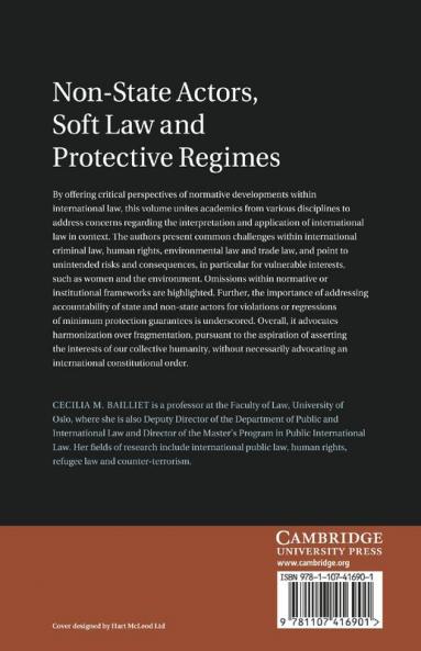 Non-State Actors Soft Law and Protective Regimes