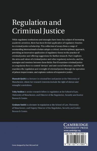 Regulation and Criminal Justice