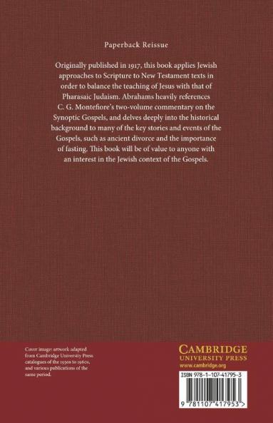 Studies in Pharisaism and the Gospels