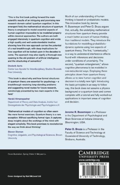 Quantum Models of Cognition and Decision