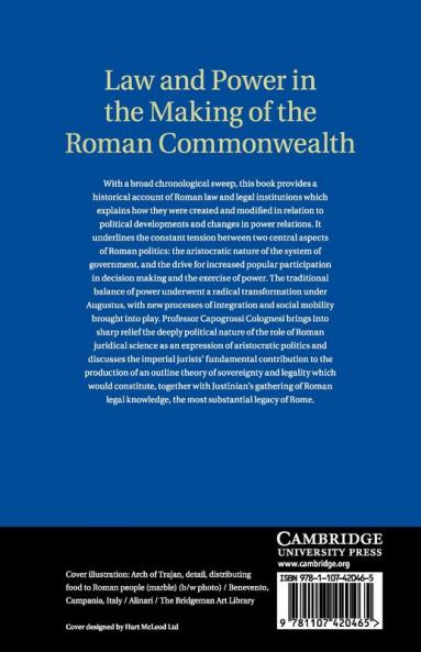 Law and Power in the Making of the Roman Commonwealth