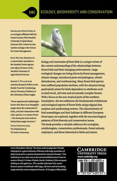 Ecology and Conservation of Forest Birds