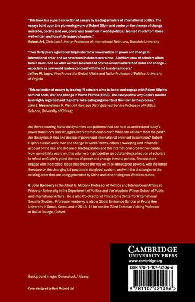 Power Order and Change in World Politics