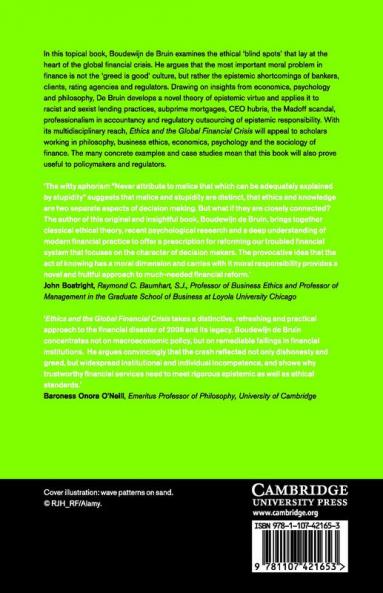 Ethics and the Global Financial Crisis