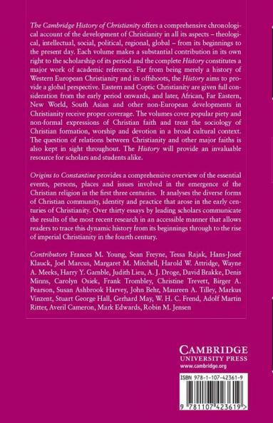 The Cambridge History of Christianity