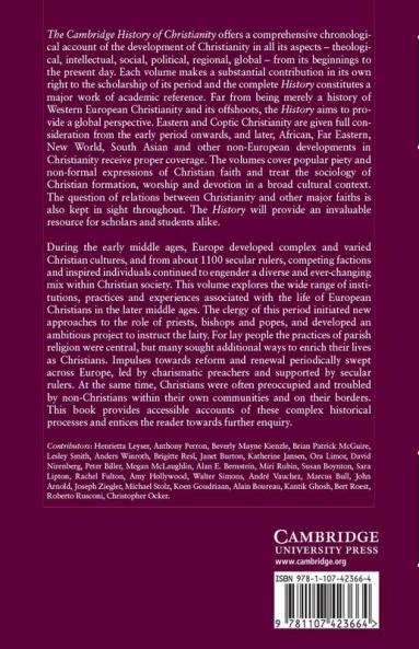 The Cambridge History of Christianity