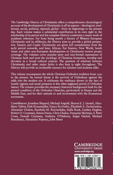 The Cambridge History of Christianity