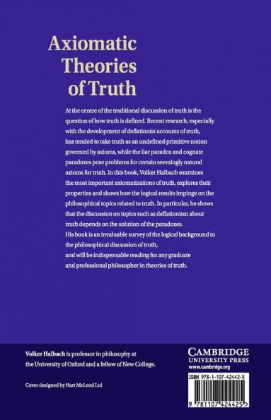 Axiomatic Theories of Truth