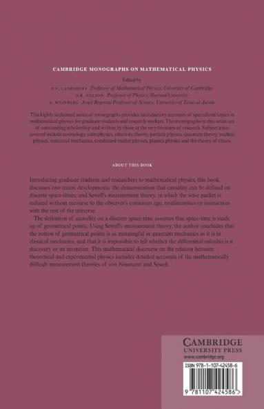 Causality Measurement Theory and the Differentiable Structure of Space-Time