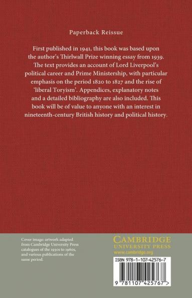 Lord Liverpool and Liberal Toryism
