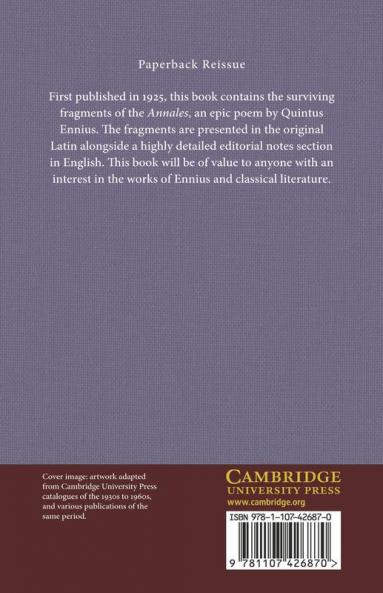 The Annals of Quintus Ennius