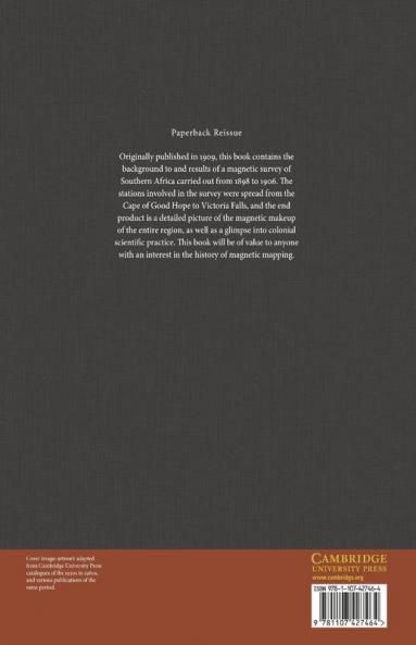 A Report of a Magnetic Survey of South Africa