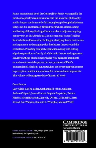 Kant's Critique of Pure Reason