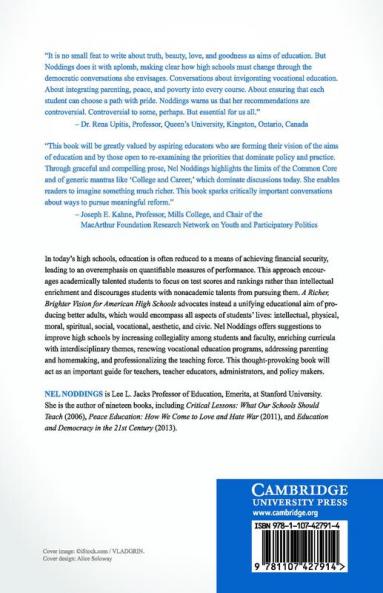 A Richer Brighter Vision for American High Schools