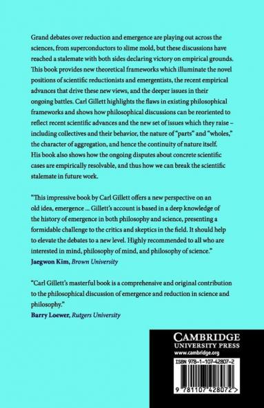 Reduction and Emergence in Science and Philosophy