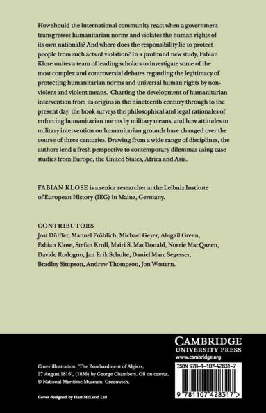 The Emergence of Humanitarian Intervention