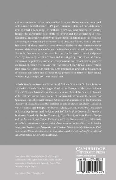 Transitional Justice in Post-Communist Romania