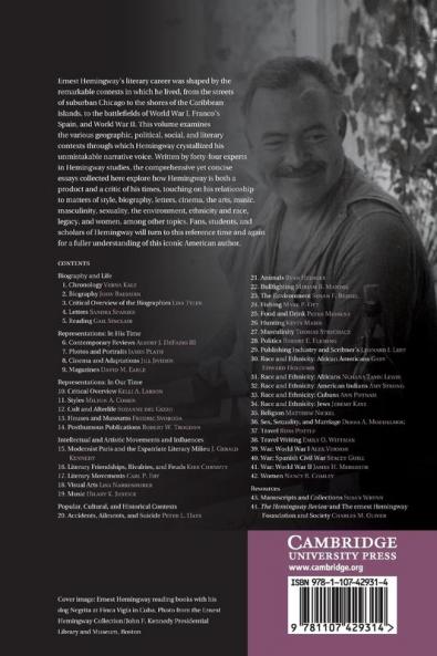 Ernest Hemingway in Context