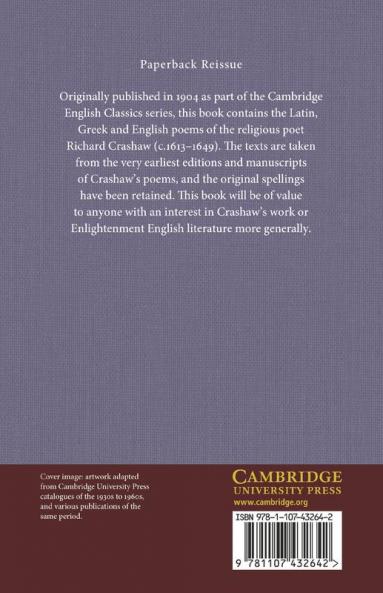 'Steps to the Temple' 'Delights of the Muses' and Other Poems