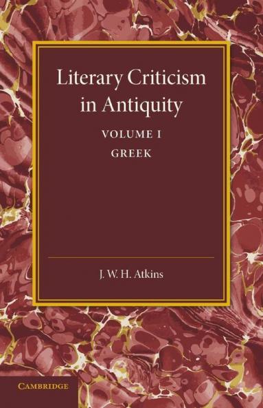 Literary Criticism in Antiquity