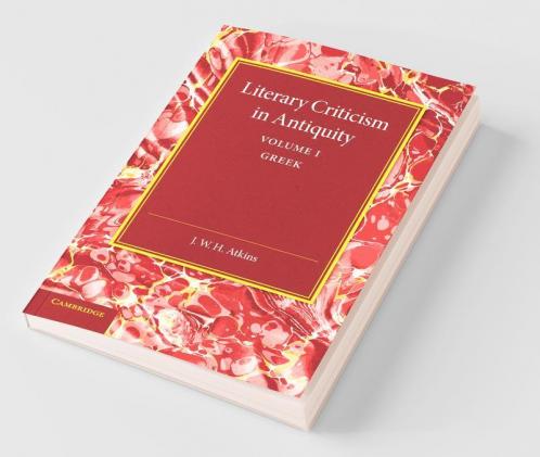 Literary Criticism in Antiquity