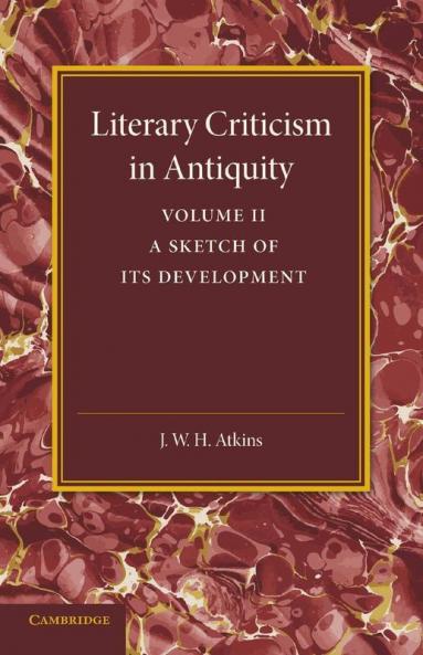 Literary Criticism in Antiquity