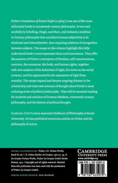 Fichte's Foundations of Natural Right